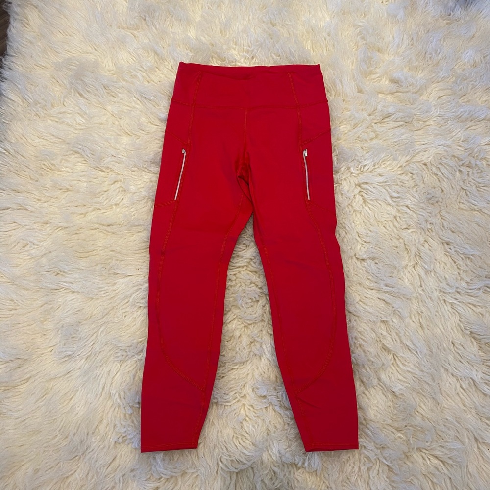 Athleta red leggings